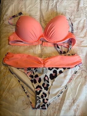 Target Women’s Coral Pink Push-Up Bikini Top